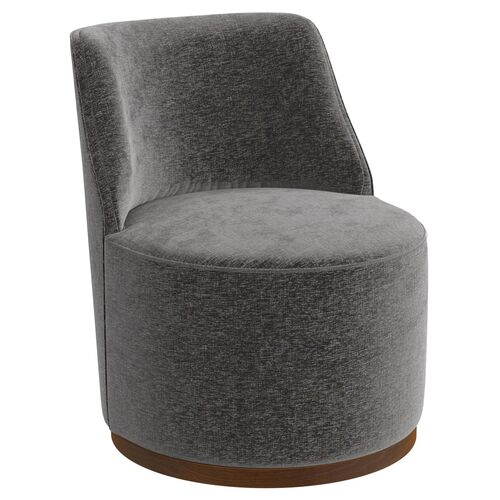 Robert Accent Chair, Brown, Gray