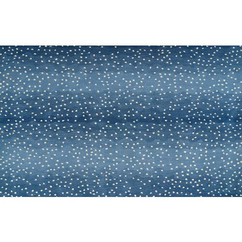 Woodland Antelope Hand-Tufted Rug, Denim