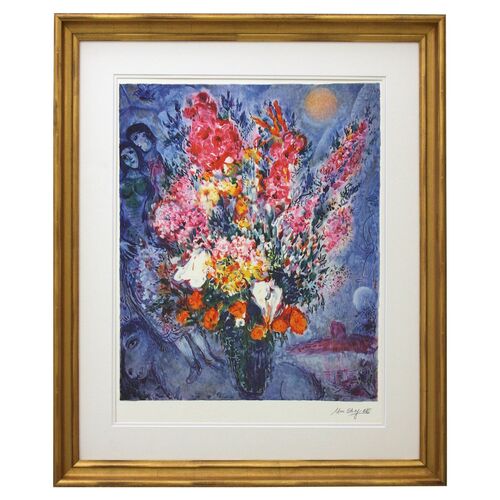 Marc Chagall, Blue Bouquet~P75257996