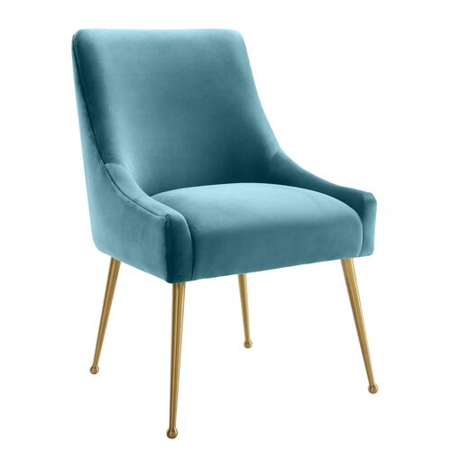 Georgia Side Chair, Sea Blue~P69610375