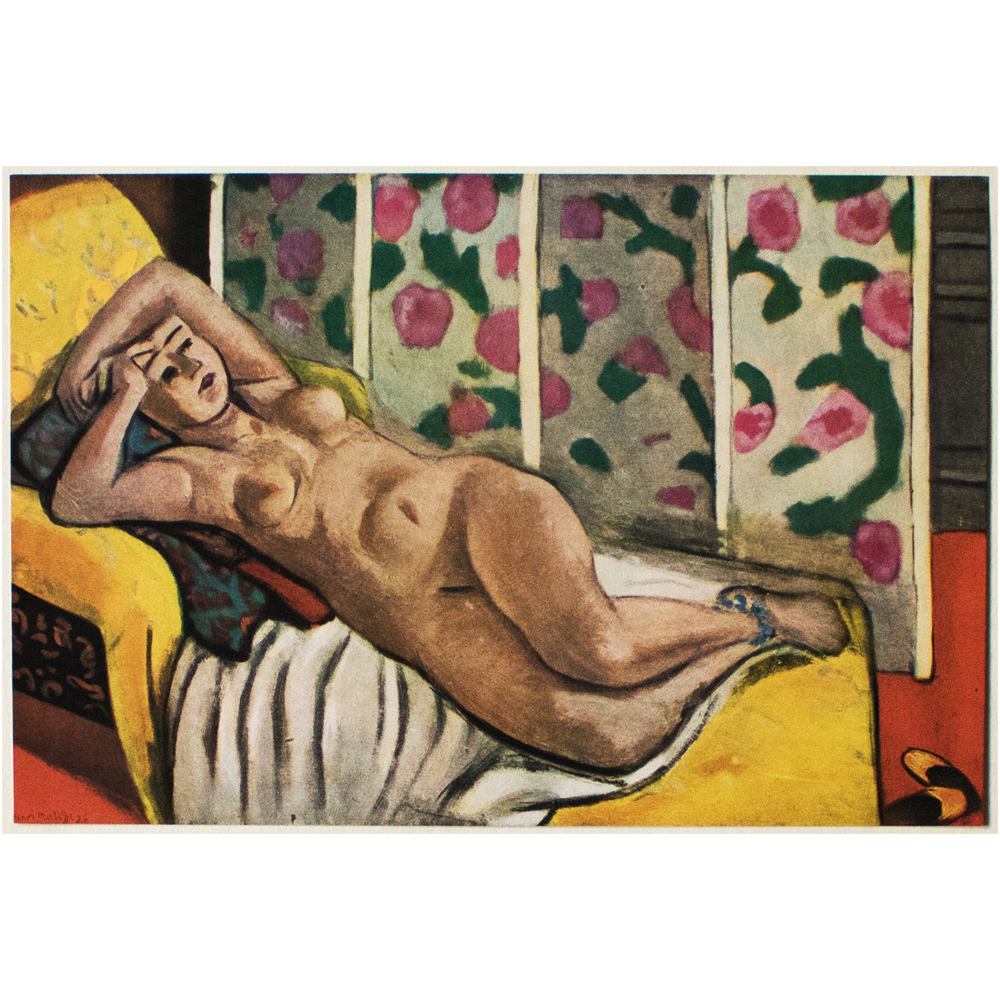 Matisse Nude on Yellow Chaise Longue~P77549449
