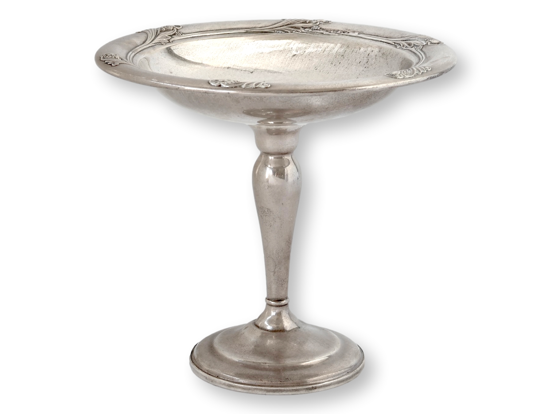 C.1940s "Morning Glory" Sterling Compote~P77718976