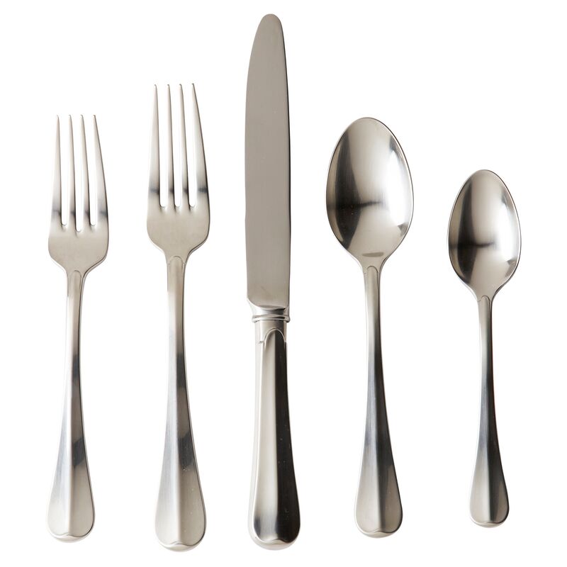 5-Pc Bistro Place Setting, Silver