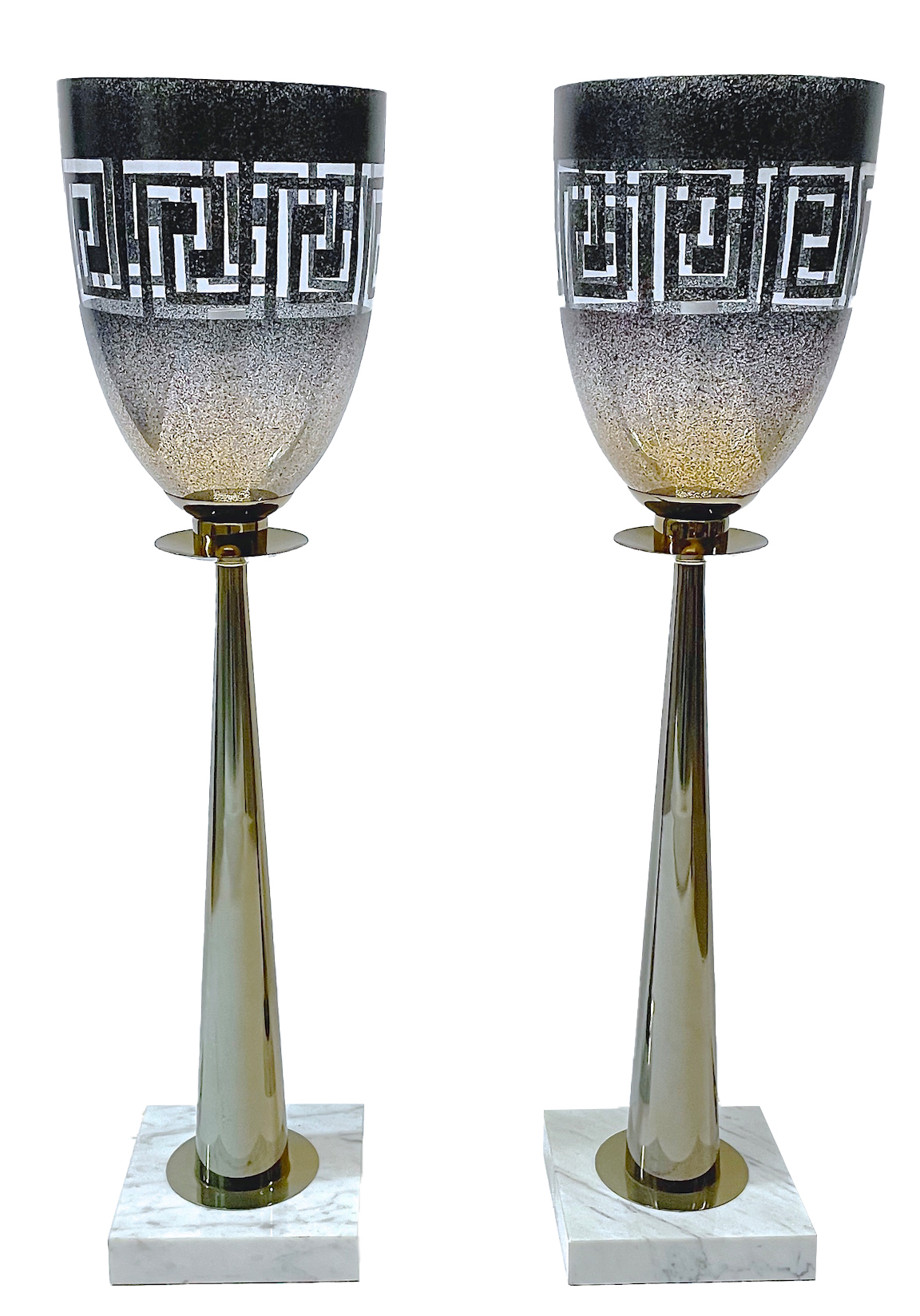 Tommi Parzinger Greek Key Lamps, PR~P77661919