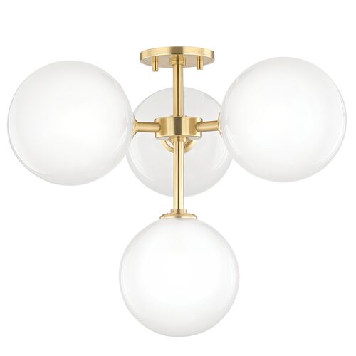 Islanna Steel Semi Flush Mount Islanna Steel Semi Flush Mount