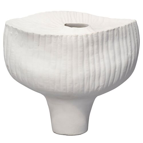Plunge Asymmetric Ceramic Vessel
