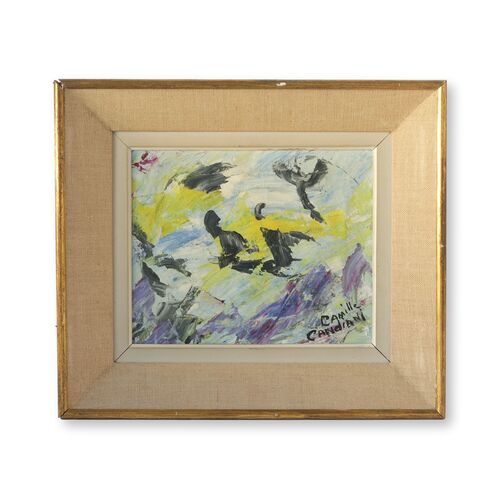 Abstract French Painting on Canvas~P77738186