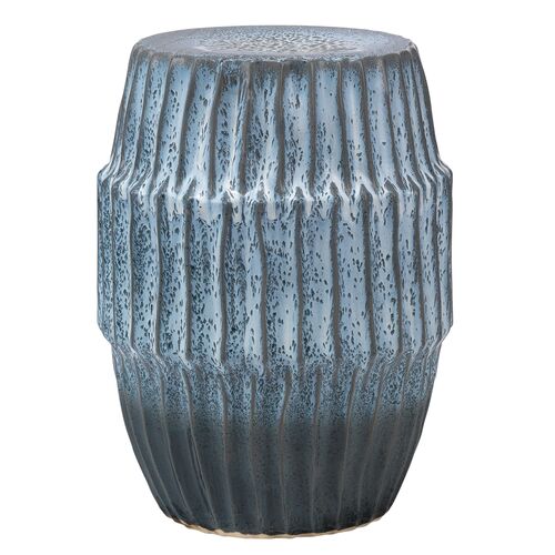 Algae Ceramic Side Table, Blue Ombré~P77638158