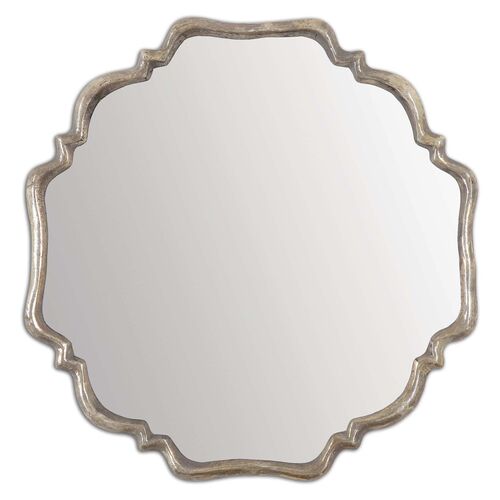 Cayla Wall Mirror, Oxidized Silver~P76737375