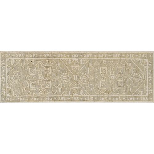 Vassi Hand Woven Wool Rug, Blue Vassi Hand Woven Wool Rug, Blue