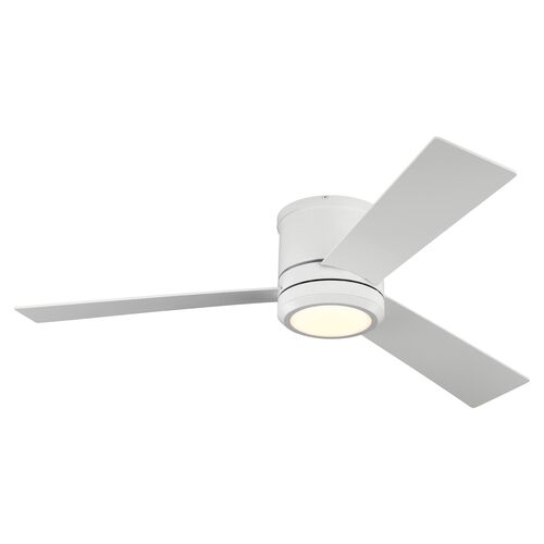 Clarity LED Ceiling Fan, Matte White~P77495004