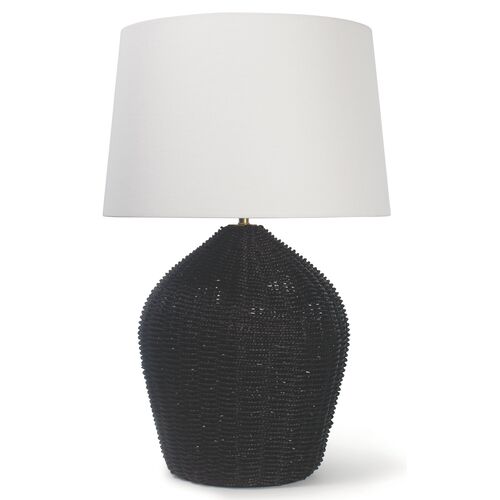 Coastal Living Georgian Table Lamp, Black~P77578468