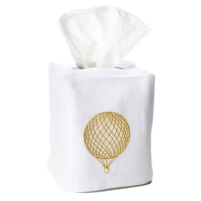 Balloon Linen Tissue Box Cover
