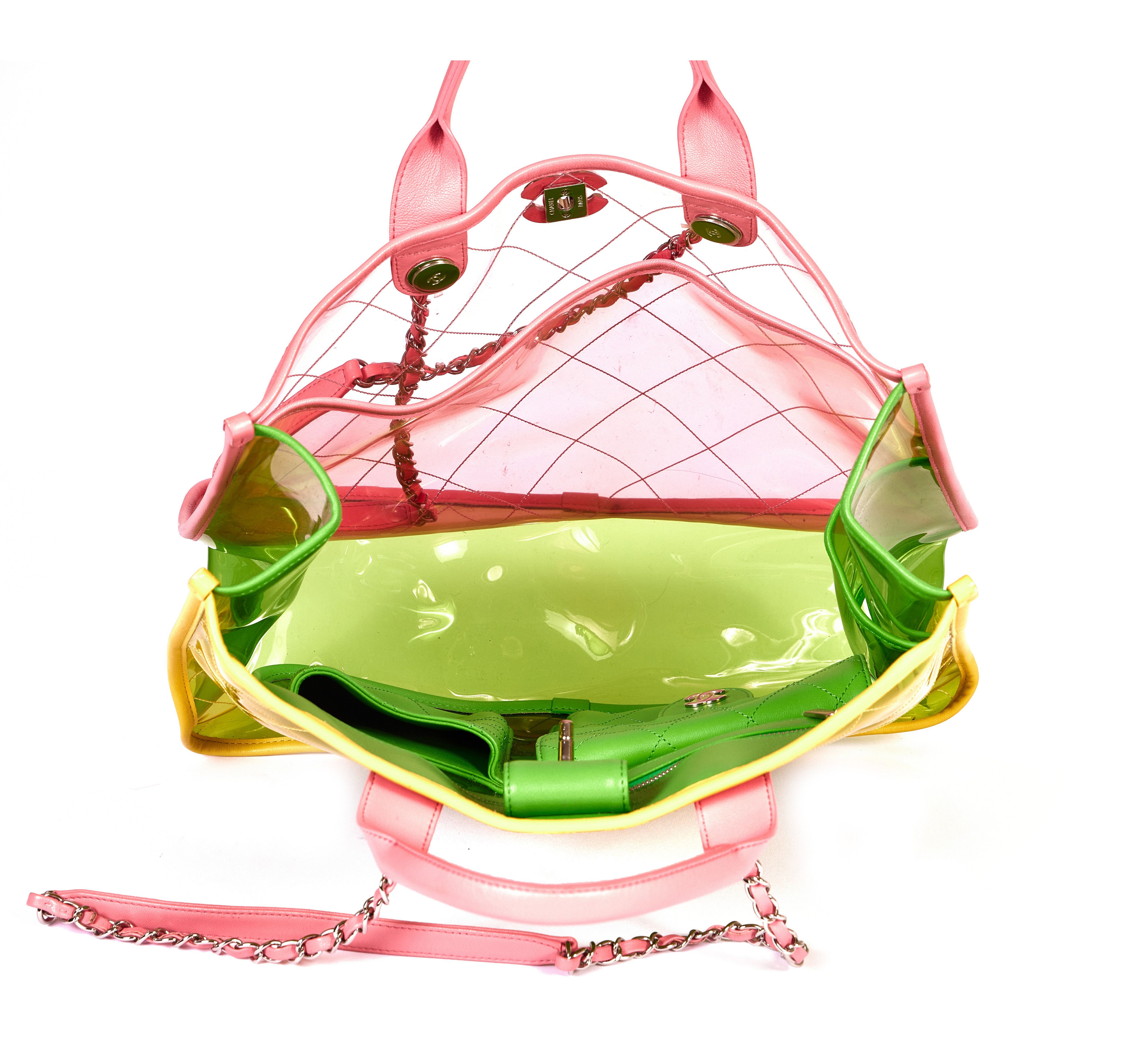 Chanel Transparent Coco Colorful Bag | One Kings Lane