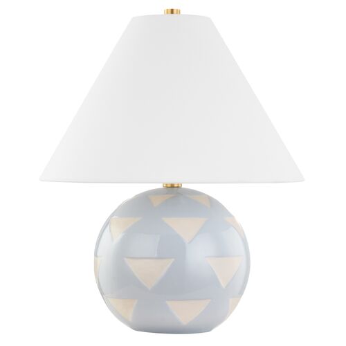 Minnie Globe Table Lamp, Slate Blue~P111126195