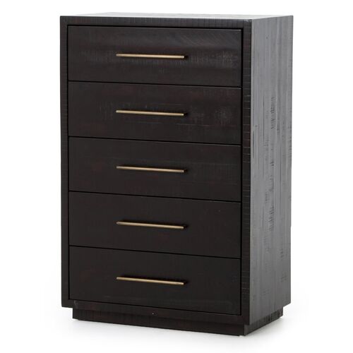 Myles 5-Drawer Dresser, Burnished Black~P77600068