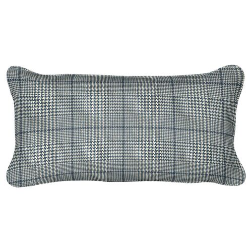 Cotswold Lumbar Pillow, Navy Plaid~P77655889