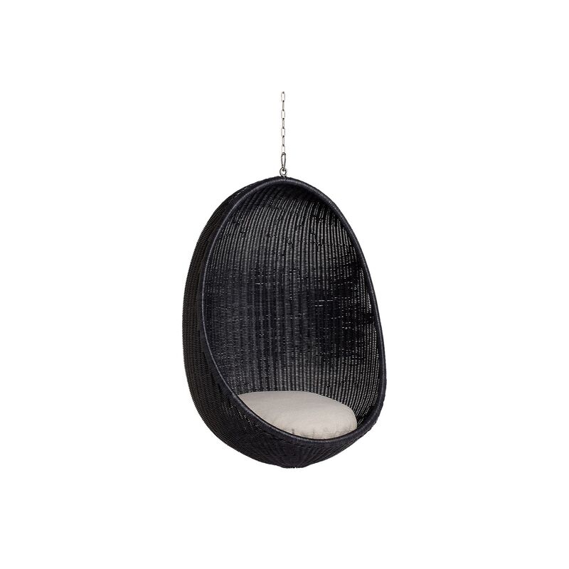 Sika Design Hanging Outdoor Egg Chair, Black One Kings Lane