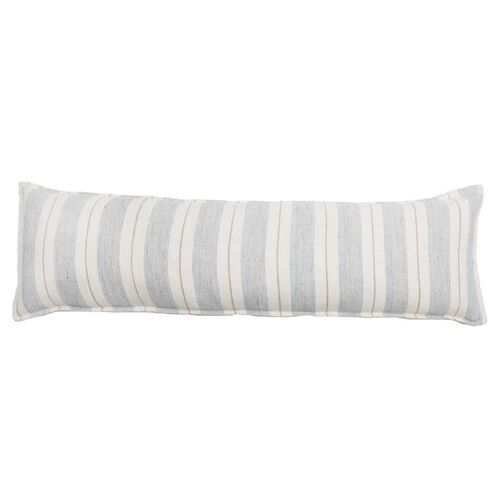 Laguna 18x60 Body Pillow, Ocean/Natural Linen~P77346806