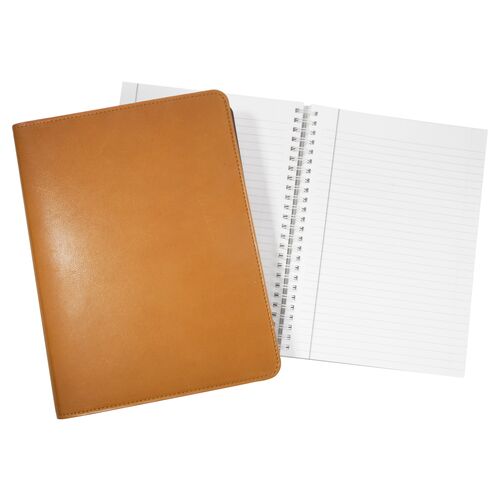 Writer's Refillable Notebook, British Tan~P77517761