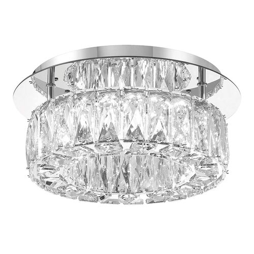 Kinsley LED Flush Mount, Polished Chrome