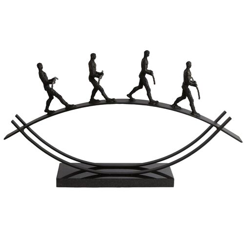 Balance Iron Sculpture, Bronze Balance Iron Sculpture, Bronze