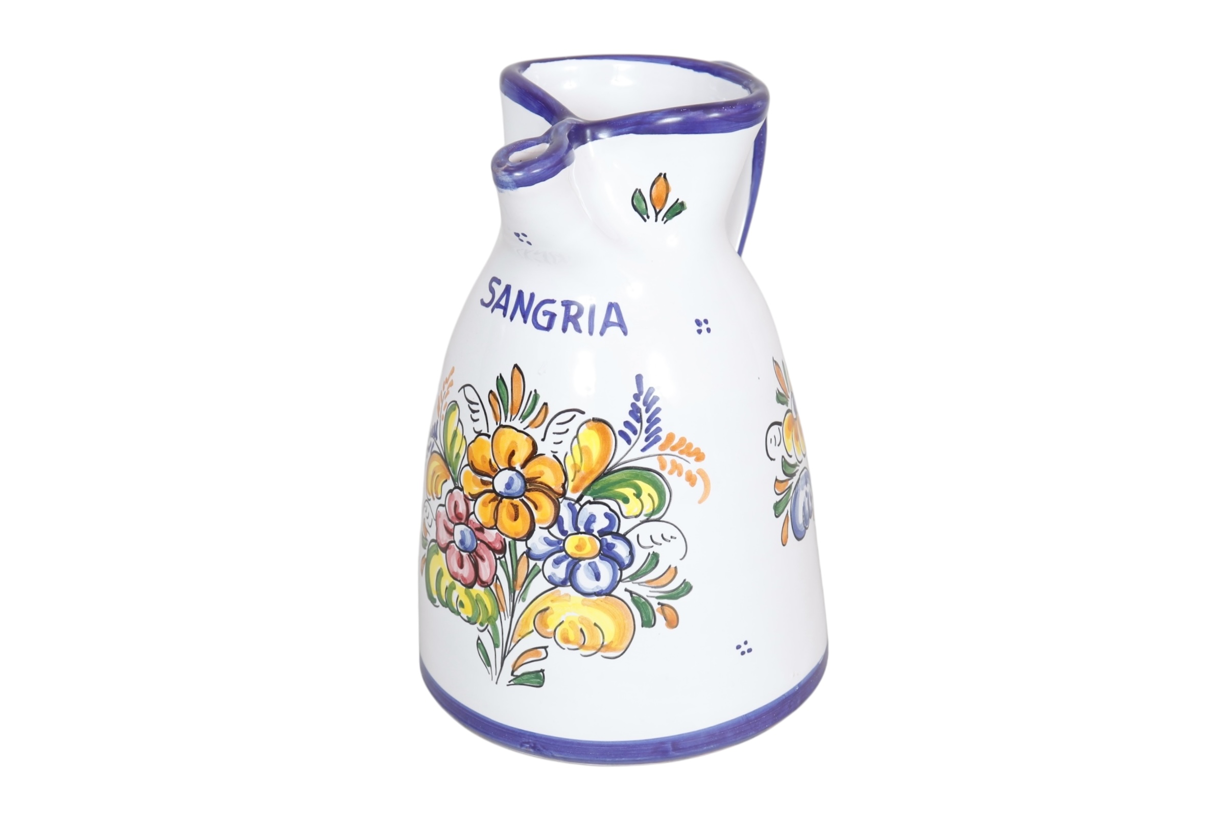 Signed Talavera Ceramic Sangria Pitcher~P77717233