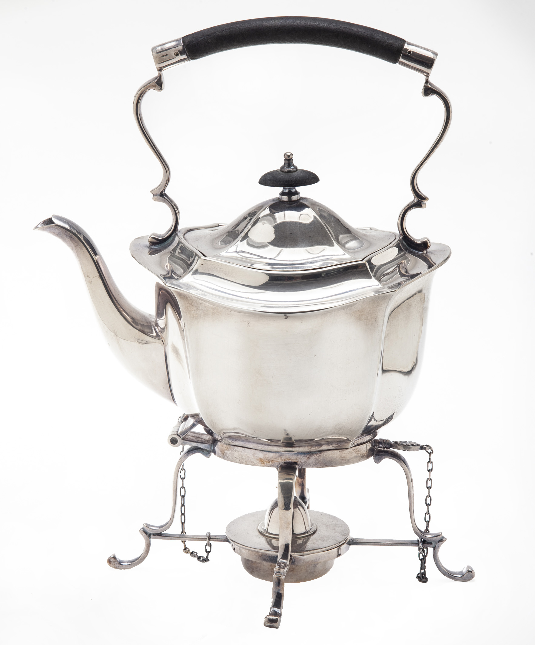 English Sheffield-Plate Tea Pot/Warmer~P77665411