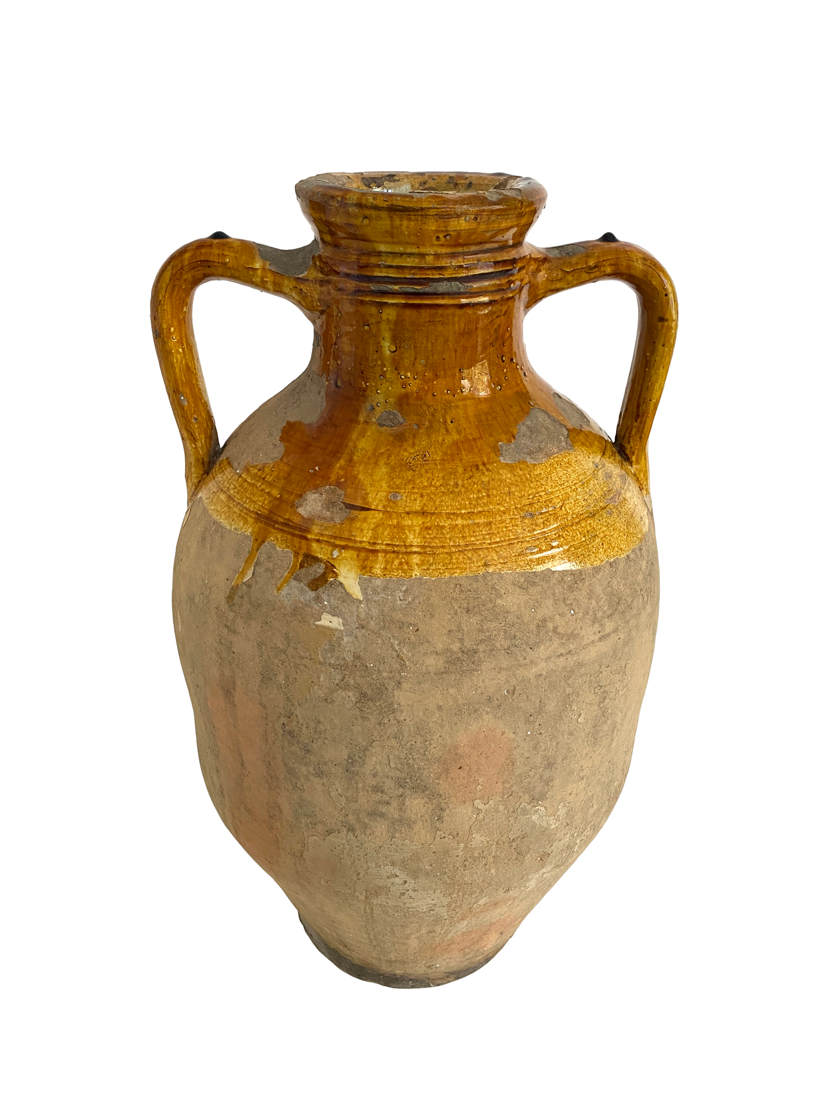 Oversized French Terracotta Amphora Pot