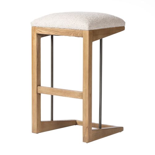 Paloma Performance Boucle Bar Stool, Somerton Ash