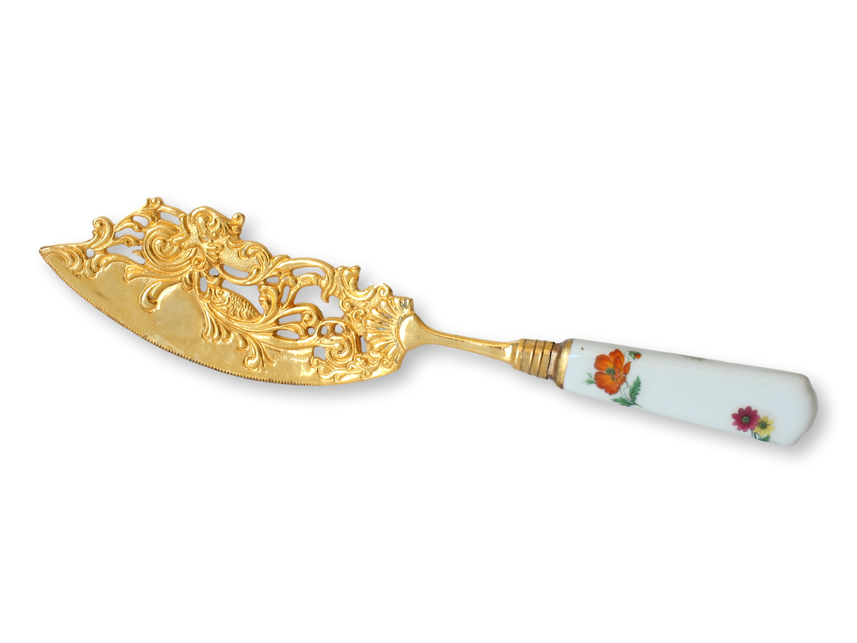 Limoges Gilded Cake Server~P77702341