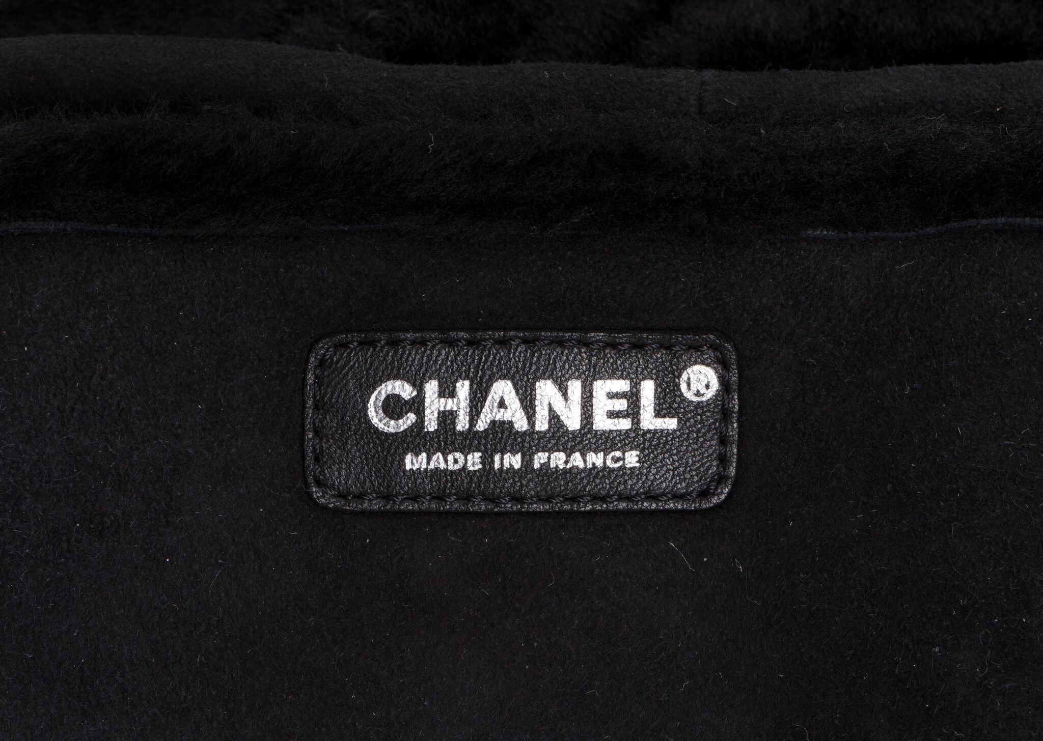 Chanel Coco Neige Flap Bag Quilted Suede with Shearling Large