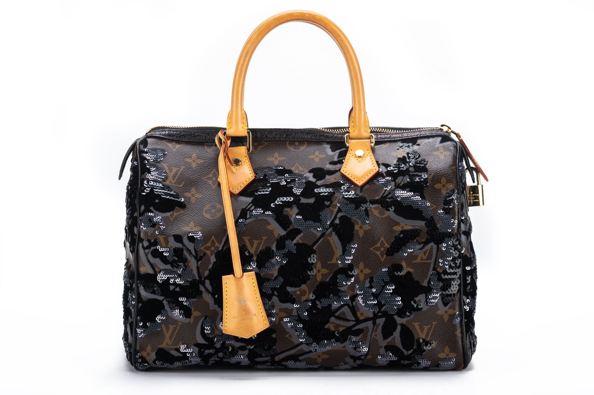 Vuitton Lim.Ed. Black Sequin Speedy Bag~P77651852