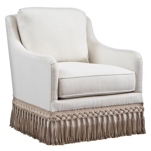 Salt Creek Swivel Chair, Cream~P111120196