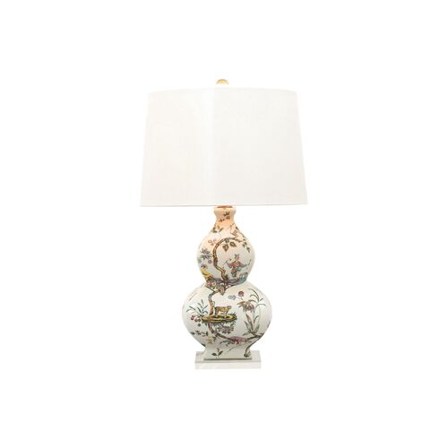 Chinoise Exotique Table Lamp, White~P77232900
