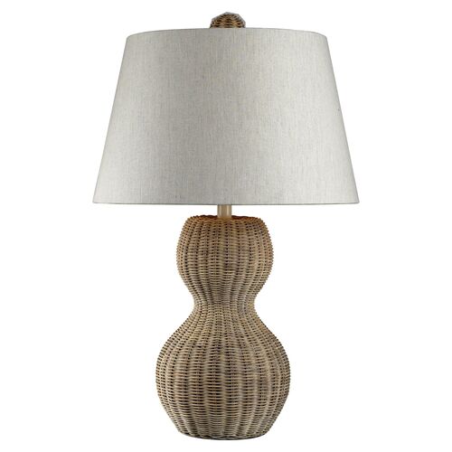 Sadie Rattan Table Lamp, Natural~P18915855