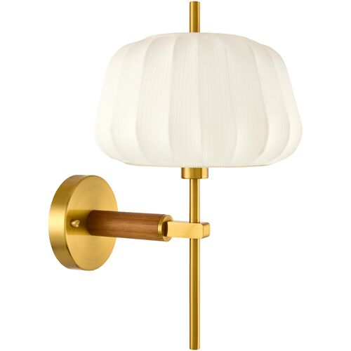 Willara Bubble Shade Wall Sconce, Brass