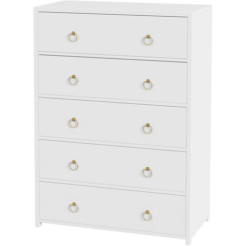 Sully 5-Drawer Dresser, White~P111116702