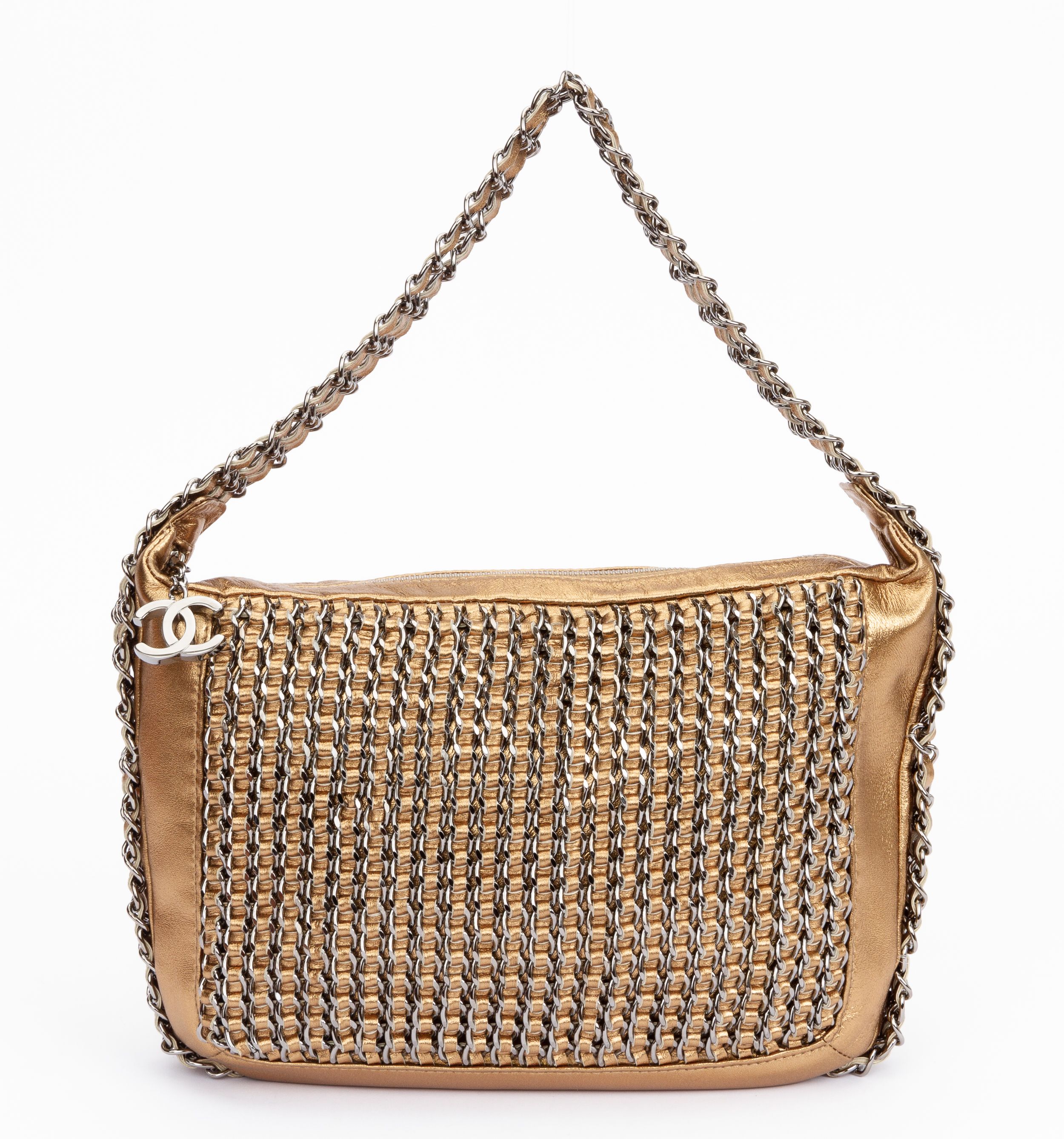 Chanel Multichian Gold Shoulder Bag~P77660715