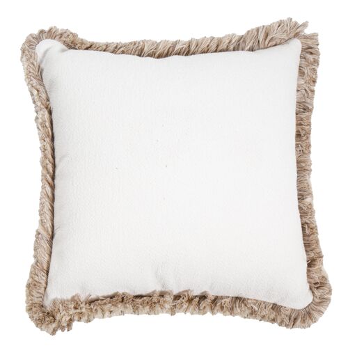 Emilia Outdoor Pillow, White/Almond~P77610048