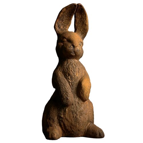 18" Wyler Rabbit Outdoor Statue, Sandstone 