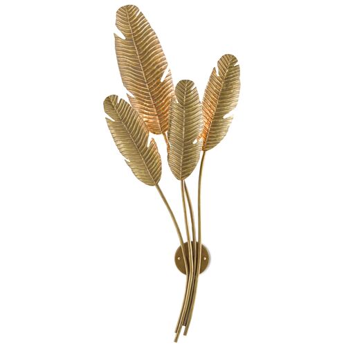 Tropical Wall Sconce, Vintage Brass~P77594648