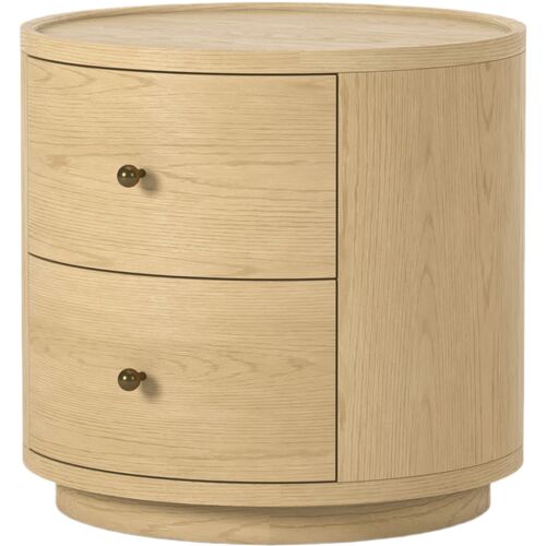 Newport Oak End Table/Nightstand 