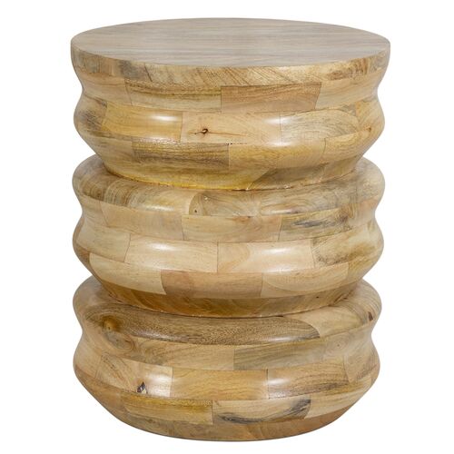 Aria Wood Accent Table, Natural