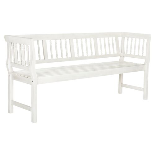 Brentwood Bench, White~P60894748