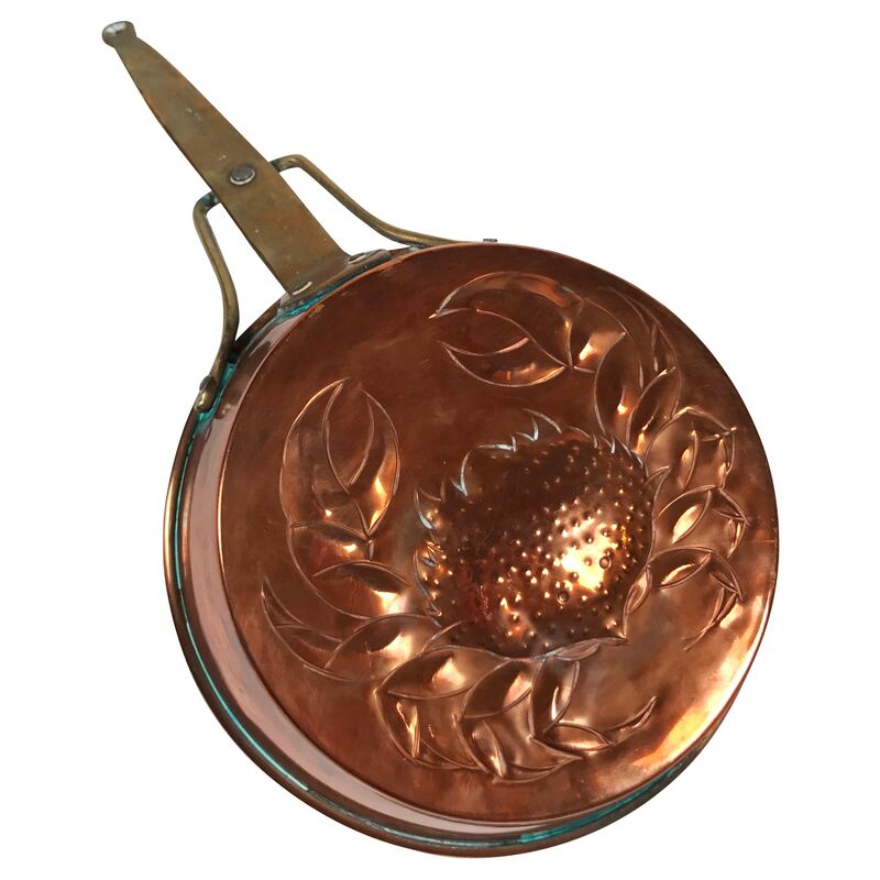 Copper Pan w/ Crab Relief