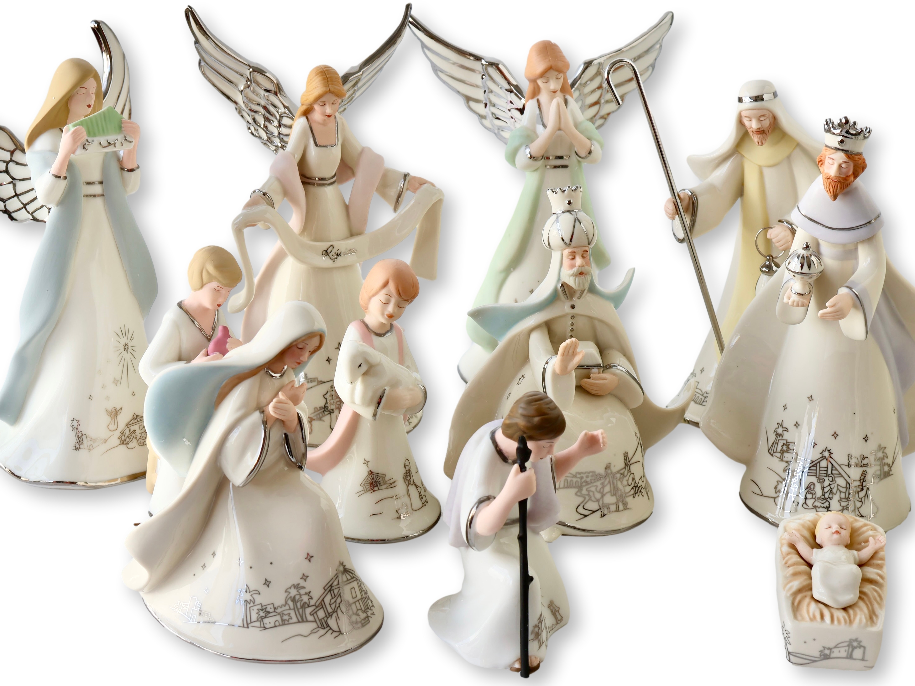 Porcelain Nativity Set~P77717156