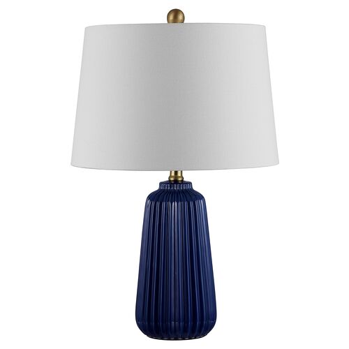 Lucy Table Lamp, Navy Blue~P77604854