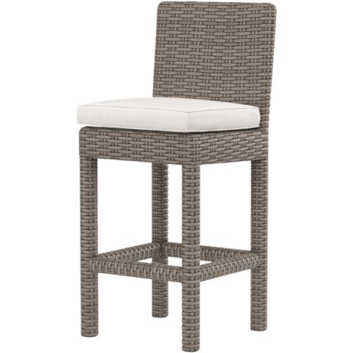 Neptune Outdoor Aluminum/Resin Wicker Counter Stool