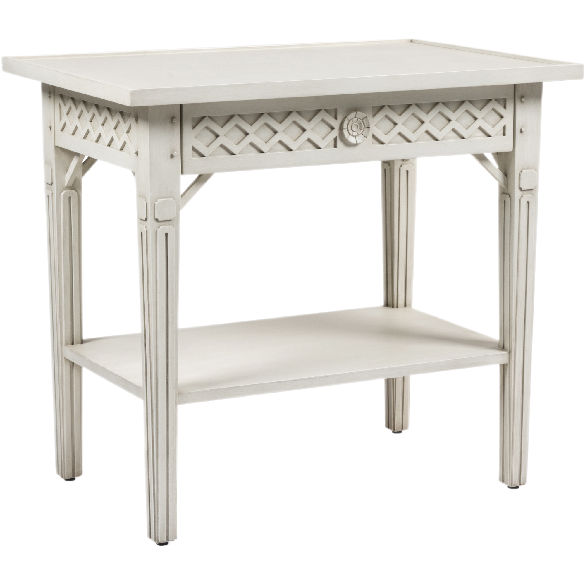 Inge Side Table, Antique White